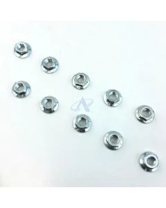 Hexagon Nuts M5-8 w/ lock for STIHL Machines [#92162610700] - 10pcs