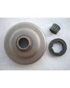 Clutch Drum Sprocket & Bearing for JONSERED 490, 590 Chainsaw