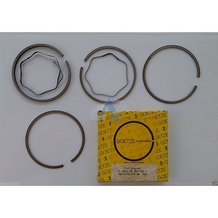 Piston Ring Set for KNORR LP1828, LP1836, LP1841, LP1865, LP1866, LP3916 (88mm)