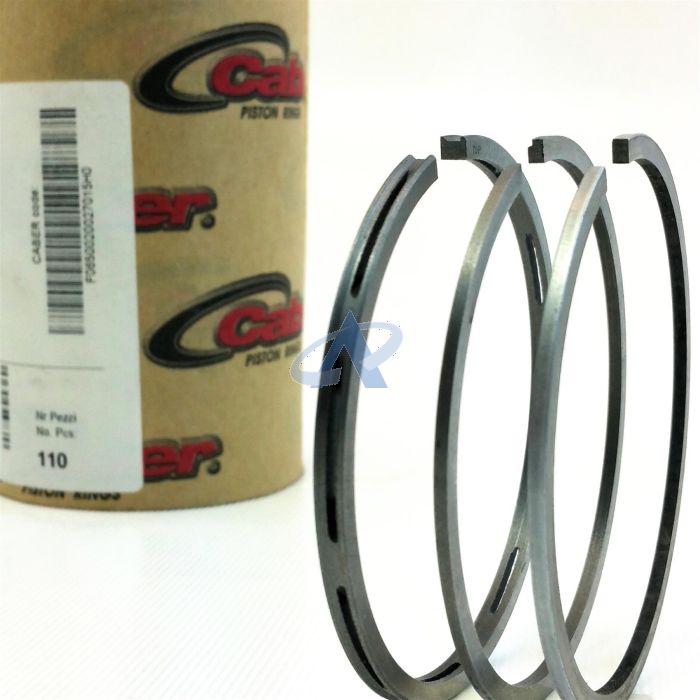 Piston Ring Set for ROLAIR K24, K25, K35 Air Compressors (90mm) 1st stage