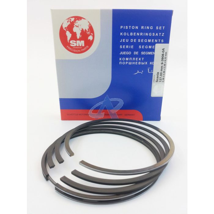 Piston Ring Set for SCANIA D11, DS11, L/B/CF/CR 76, L/LS/LB/LBS/LBT 110 (127mm)