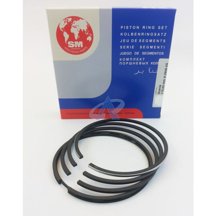 Piston Ring Set for SCANIA DS8, L/LB 80, L/LB 81, L/LB 85, L/LB 86 (115mm)