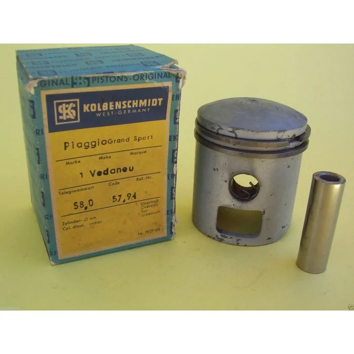 Piston Kit for PIAGGIO Vespa Grand Sport (58mm) by Kolbenschmidt