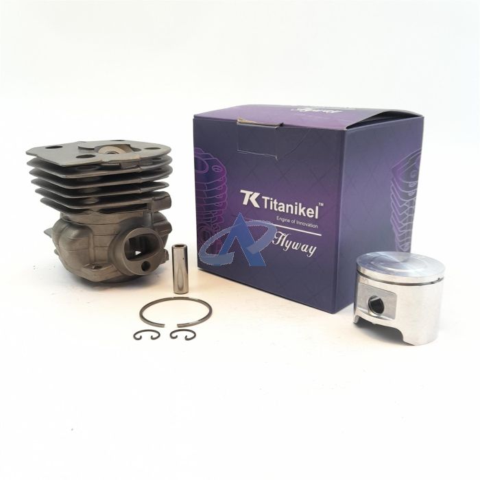 Cylinder Kit for HUSQVARNA 350, 351, 353, 353 EPA (45mm) [#537253102] Titanikel