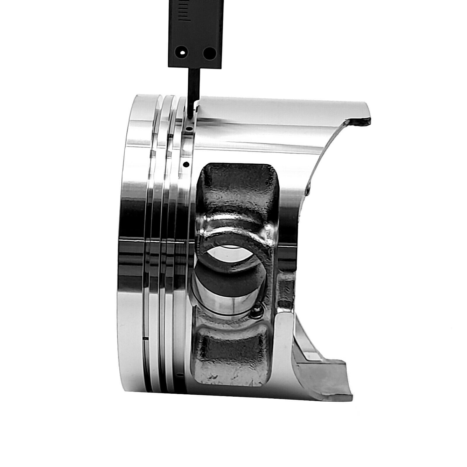 Piston ring axial thickness